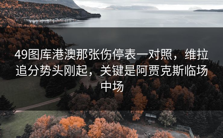 49图库港澳那张伤停表一对照，维拉追分势头刚起，关键是阿贾克斯临场中场